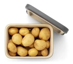 Aardappeldoos Rehau, Mat Grijs, Geglazuurd 9 Aardappeldoos Rehau, Mat Grijs, Geglazuurd -Tuini Winkel aardappeldoos rehau 4