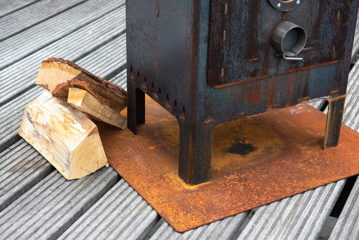 Accessoires Voor Steel Stove Outdooroven, Basisplaat 3 Accessoires Voor Steel Stove Outdooroven, Basisplaat - Afbeelding 3