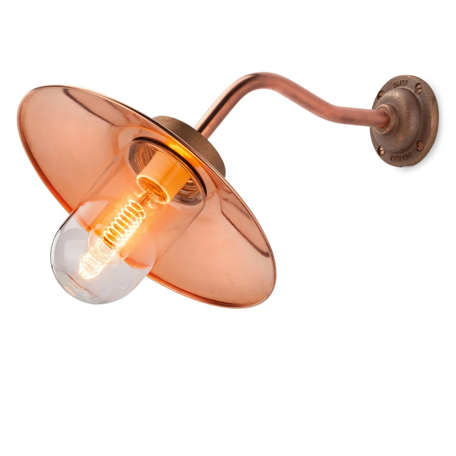 Buitenwandlamp Schuin, Koper 2 Buitenwandlamp Schuin, Koper - Afbeelding 2