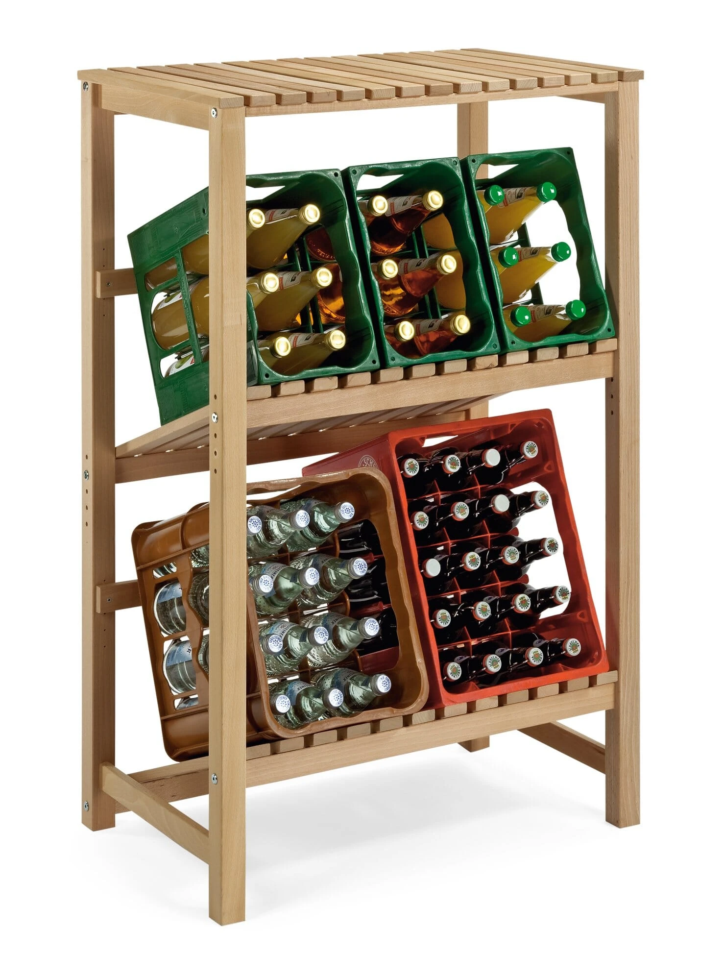 Drankenrek Beukenhout 2 Drankenrek Beukenhout - Afbeelding 2