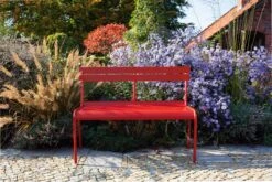 Fermob Kleine Tuinbank Aluminium, Rood -Tuini Winkel fermob kleine tuinbank aluminium 2