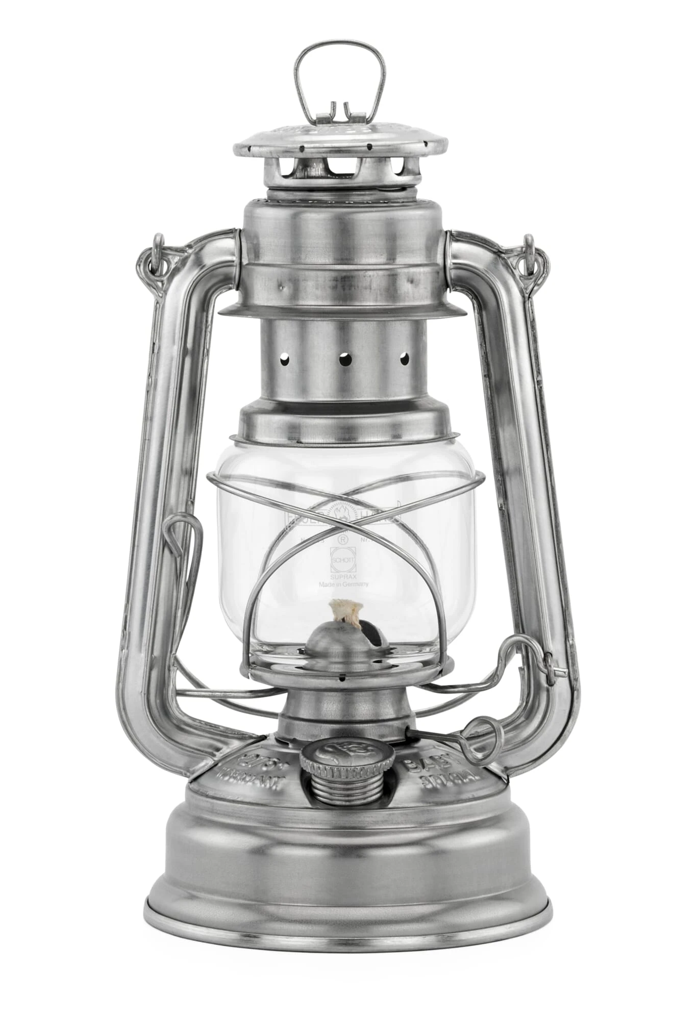 Feuerhand Stormlantaarn, Zilverkleurig 3 Feuerhand Stormlantaarn, Zilverkleurig - Afbeelding 3
