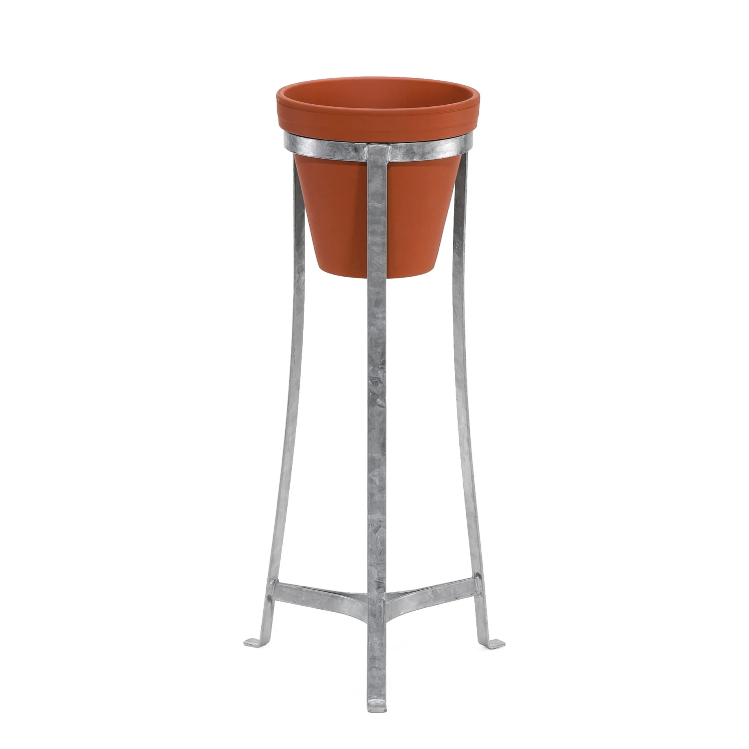 Gegalvaniseerd Stalen Bloempothouder 1 Gegalvaniseerd Stalen Bloempothouder