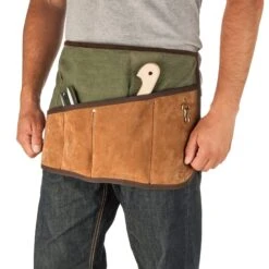 Gereedschapsschort Leer Met Canvas 5 Gereedschapsschort Leer Met Canvas -Tuini Winkel gereedschapsschort leer canvas 2