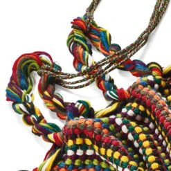 Hangstoel Katoen, Kleurrijk 6 Hangstoel Katoen, Kleurrijk -Tuini Winkel hangstoel katoen 11