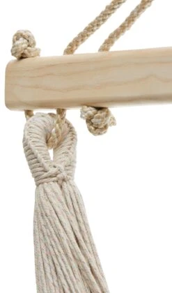 Hangstoel Katoen, Beige-blauw -Tuini Winkel hangstoel katoen 4