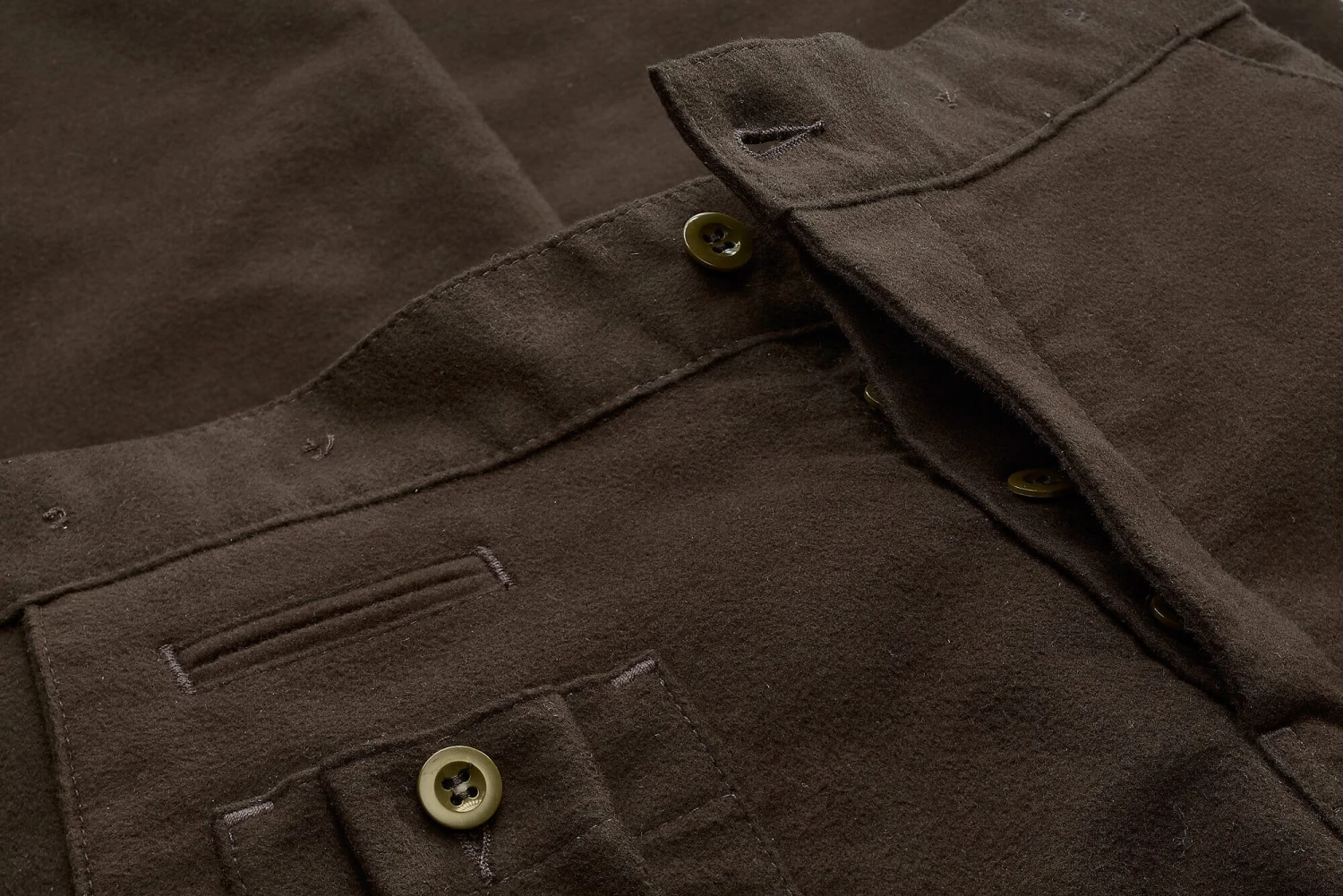 Herenbroek Moleskin, Bruin 3 Herenbroek Moleskin, Bruin - Afbeelding 3