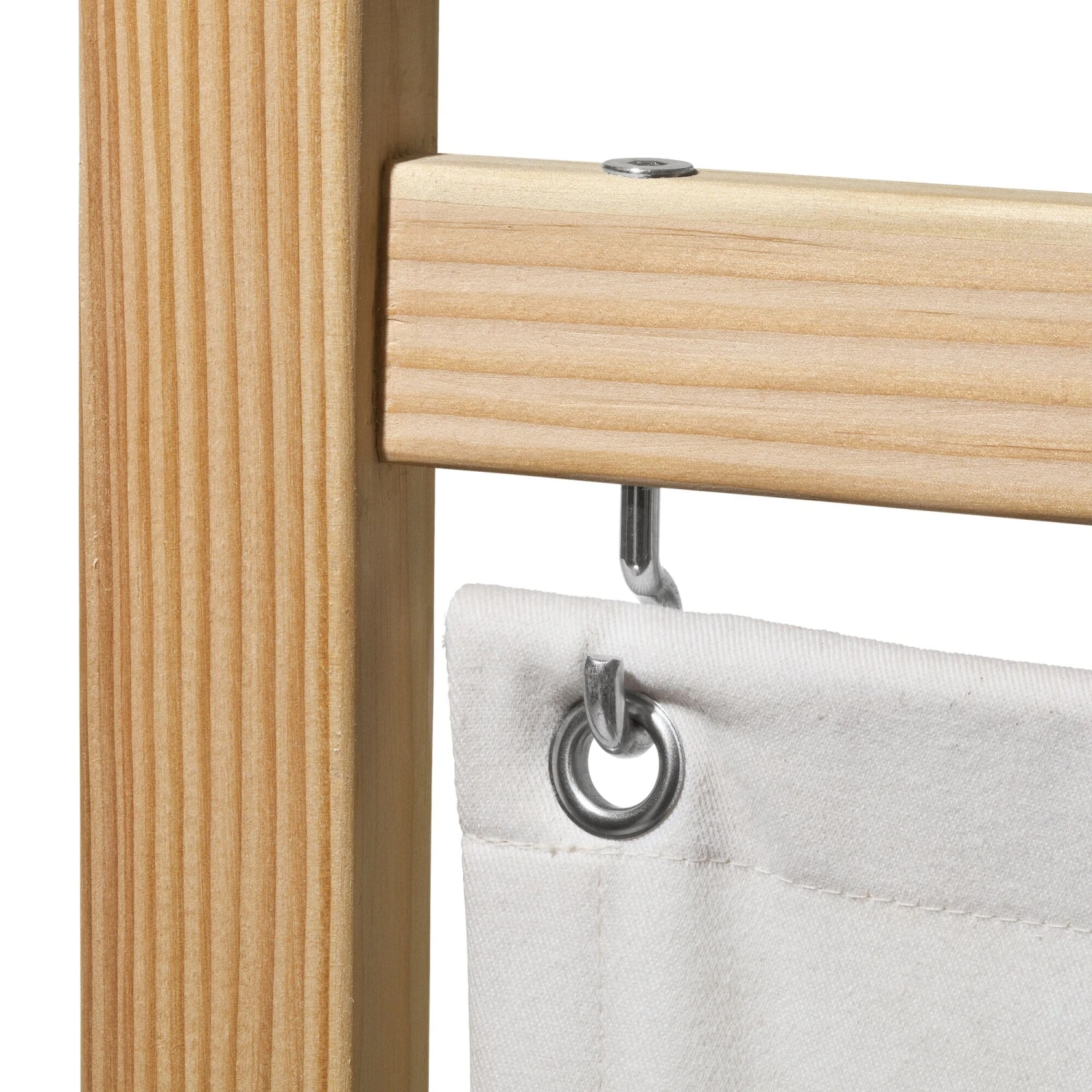 Manufactum Scherm Met Stoffen Bekleding 3 Manufactum Scherm Met Stoffen Bekleding - Afbeelding 3