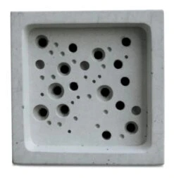 Nesthulp Groot Bijenblok, Lichtgrijs 15 Nesthulp Groot Bijenblok, Lichtgrijs -Tuini Winkel nesthulp groot bijenblok 2