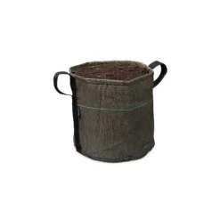 Plantenbak Bacsac - Container Cilindrisch, 10 Liter, Groen/Braun