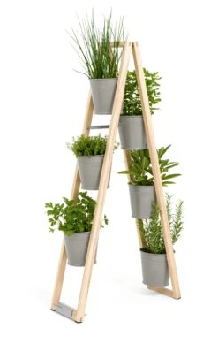 Plantenladder Voor Binnen En Buiten, Grijs