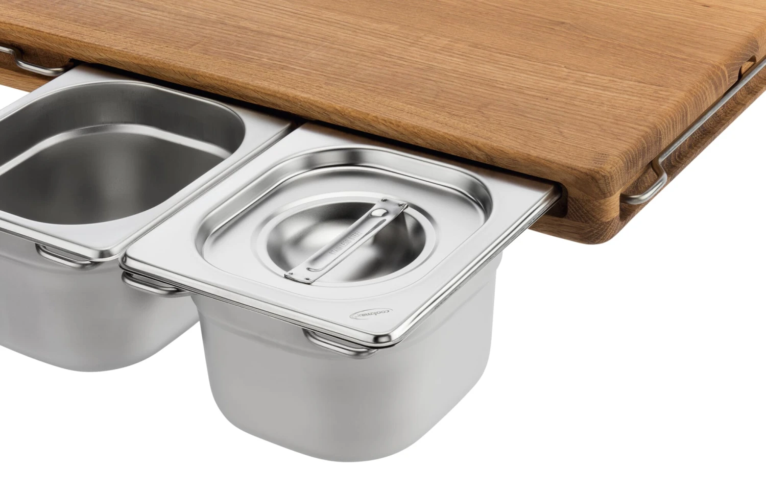 Roestvrijstalen Containerset 2 Roestvrijstalen Containerset - Afbeelding 2