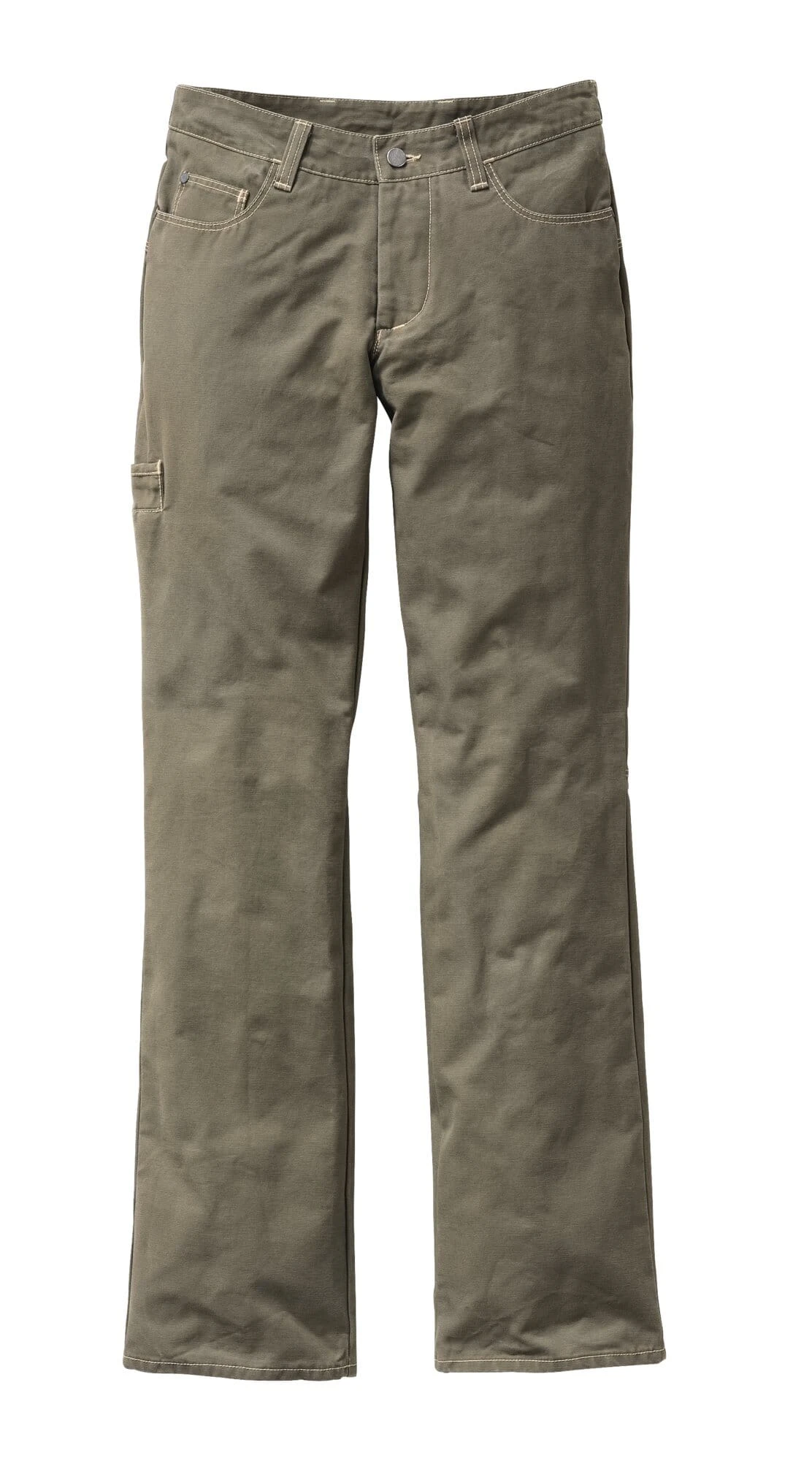 Rofa Dames Werkbroek Katoen Canvas, Olive 1 Rofa Dames Werkbroek Katoen Canvas, Olive