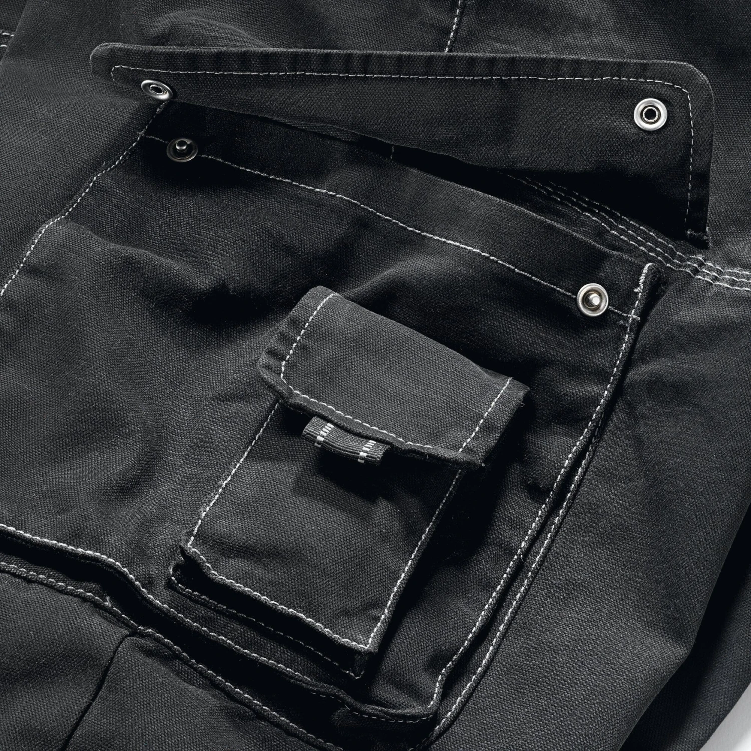 Rofa Heren Werkbroek Katoen Canvas, Zwart 2 Rofa Heren Werkbroek Katoen Canvas, Zwart - Afbeelding 2