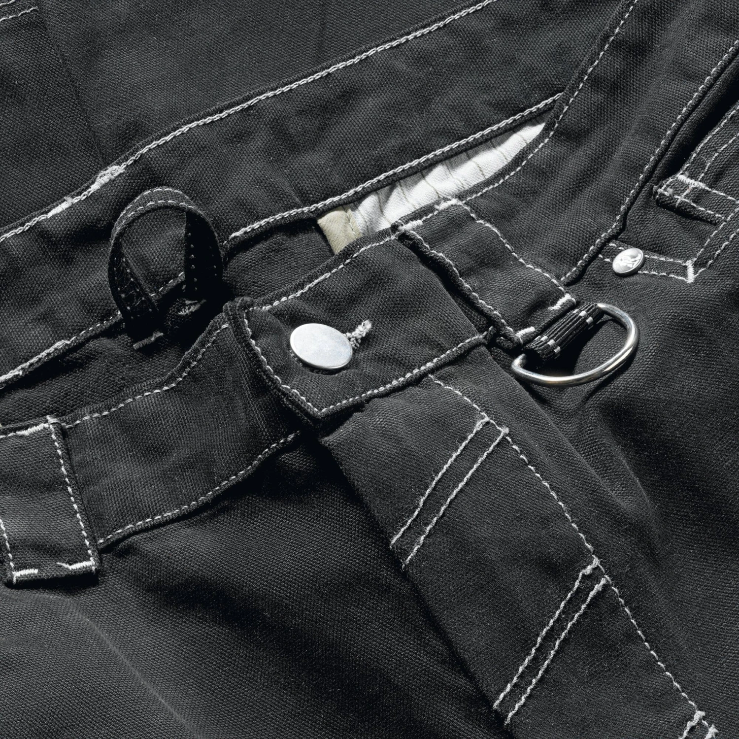 Rofa Heren Werkbroek Katoen Canvas, Zwart 3 Rofa Heren Werkbroek Katoen Canvas, Zwart - Afbeelding 3