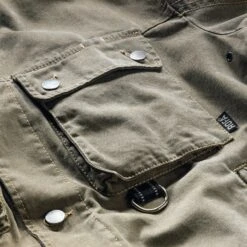 Rofa Heren Werkjas Katoen Canvas, Olive 8 Rofa Heren Werkjas Katoen Canvas, Olive -Tuini Winkel rofa heren werkjas katoen canvas 3