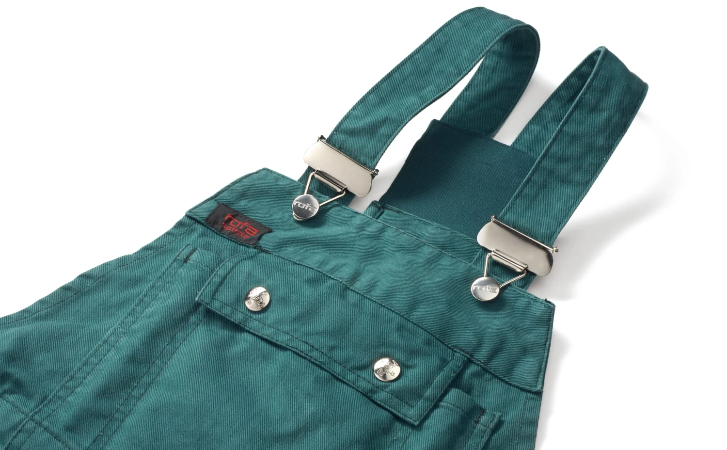 Rofa Tuiniersbroek Katoen Keperstof, Groen 2 Rofa Tuiniersbroek Katoen Keperstof, Groen - Afbeelding 2