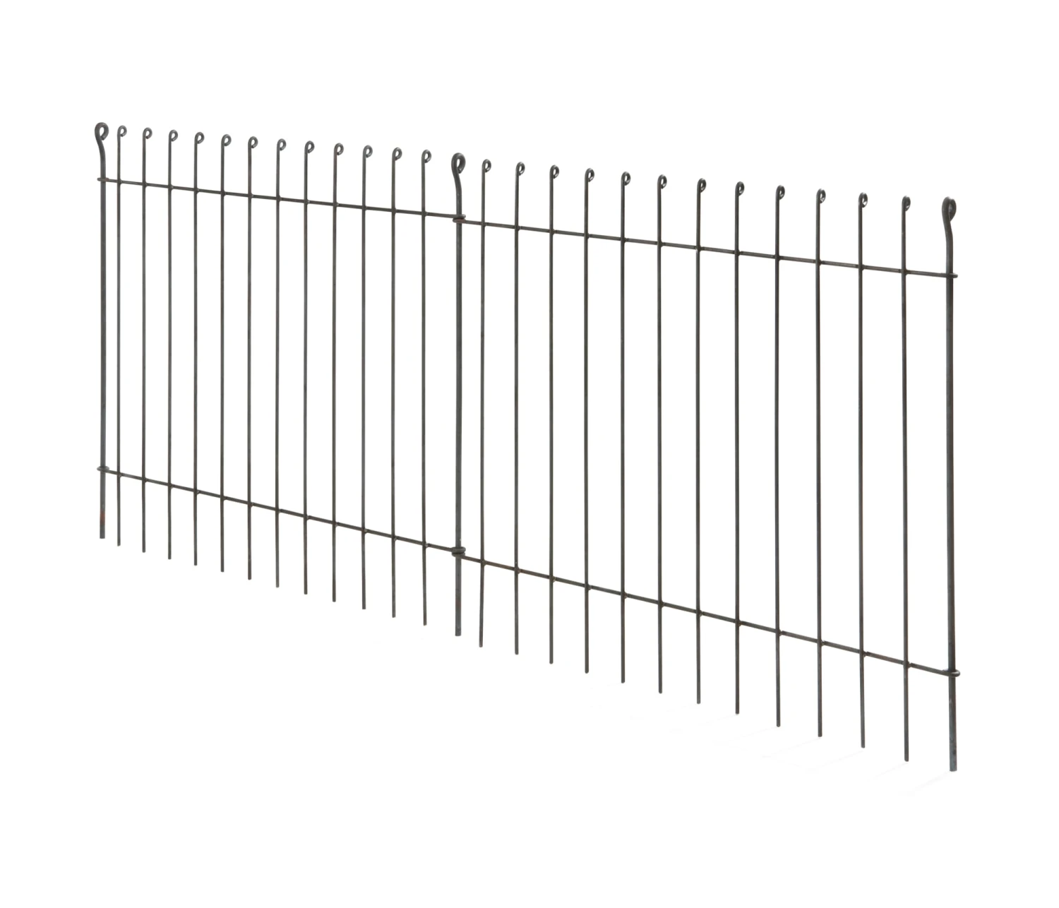 Stalen Hekwerk Segmenten, Onbehandeld 4 Stalen Hekwerk Segmenten, Onbehandeld - Afbeelding 4