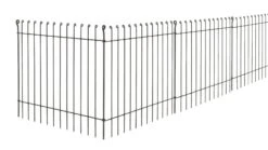 Stalen Hekwerk Segmenten, Onbehandeld 19 Stalen Hekwerk Segmenten, Onbehandeld -Tuini Winkel stalen hekwerk segmenten 4