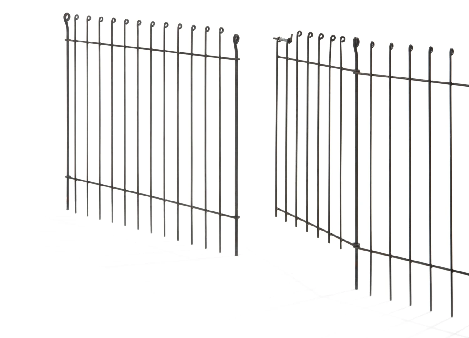 Stalen Hekwerk Segmenten, Onbehandeld 7 Stalen Hekwerk Segmenten, Onbehandeld - Afbeelding 7