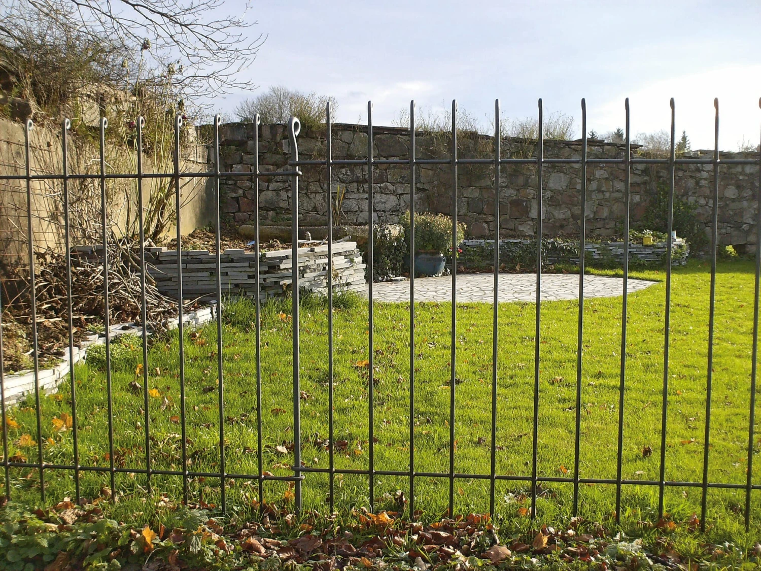 Stalen Hekwerk Segmenten, Onbehandeld 8 Stalen Hekwerk Segmenten, Onbehandeld - Afbeelding 8