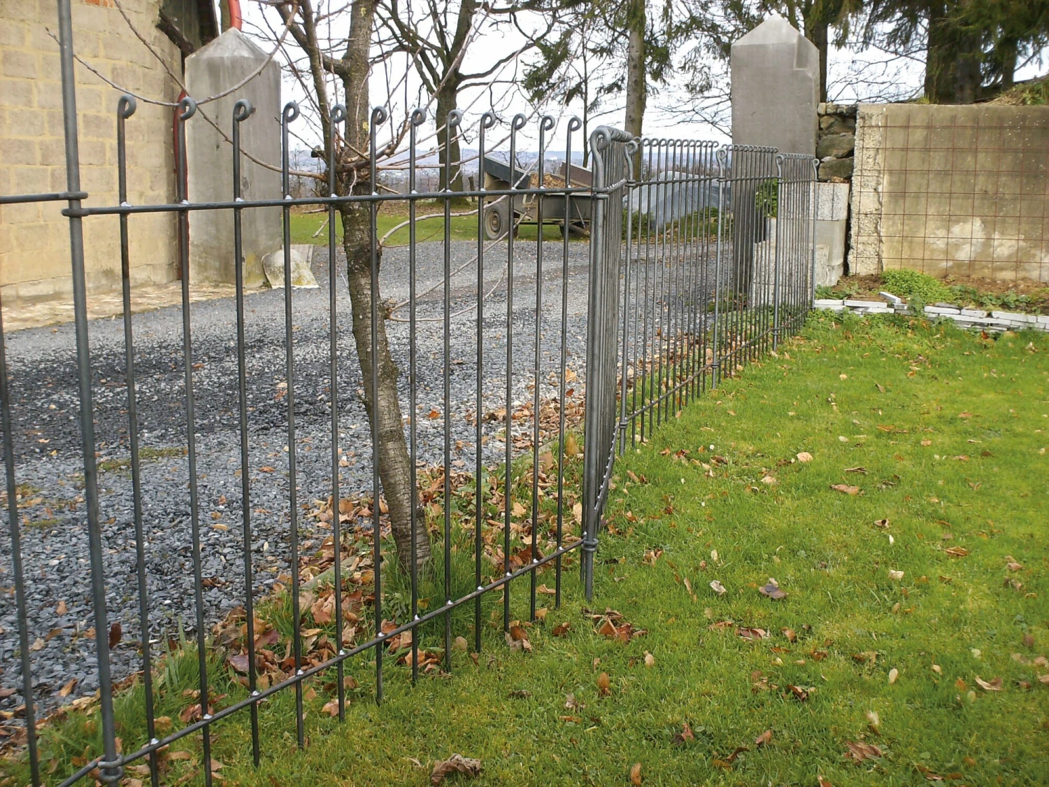 Stalen Hekwerk Segmenten, Onbehandeld 9 Stalen Hekwerk Segmenten, Onbehandeld - Afbeelding 9