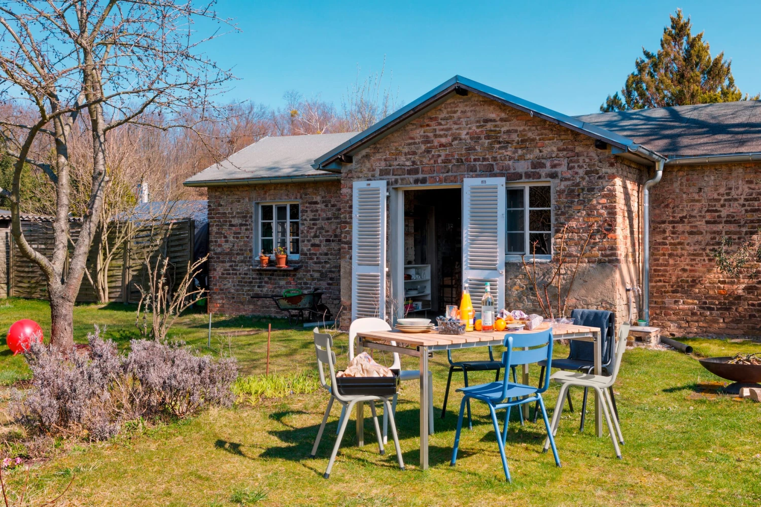 Stoel Aluone, RAL 5023 Verblauw 5 Stoel Aluone, RAL 5023 Verblauw - Afbeelding 5