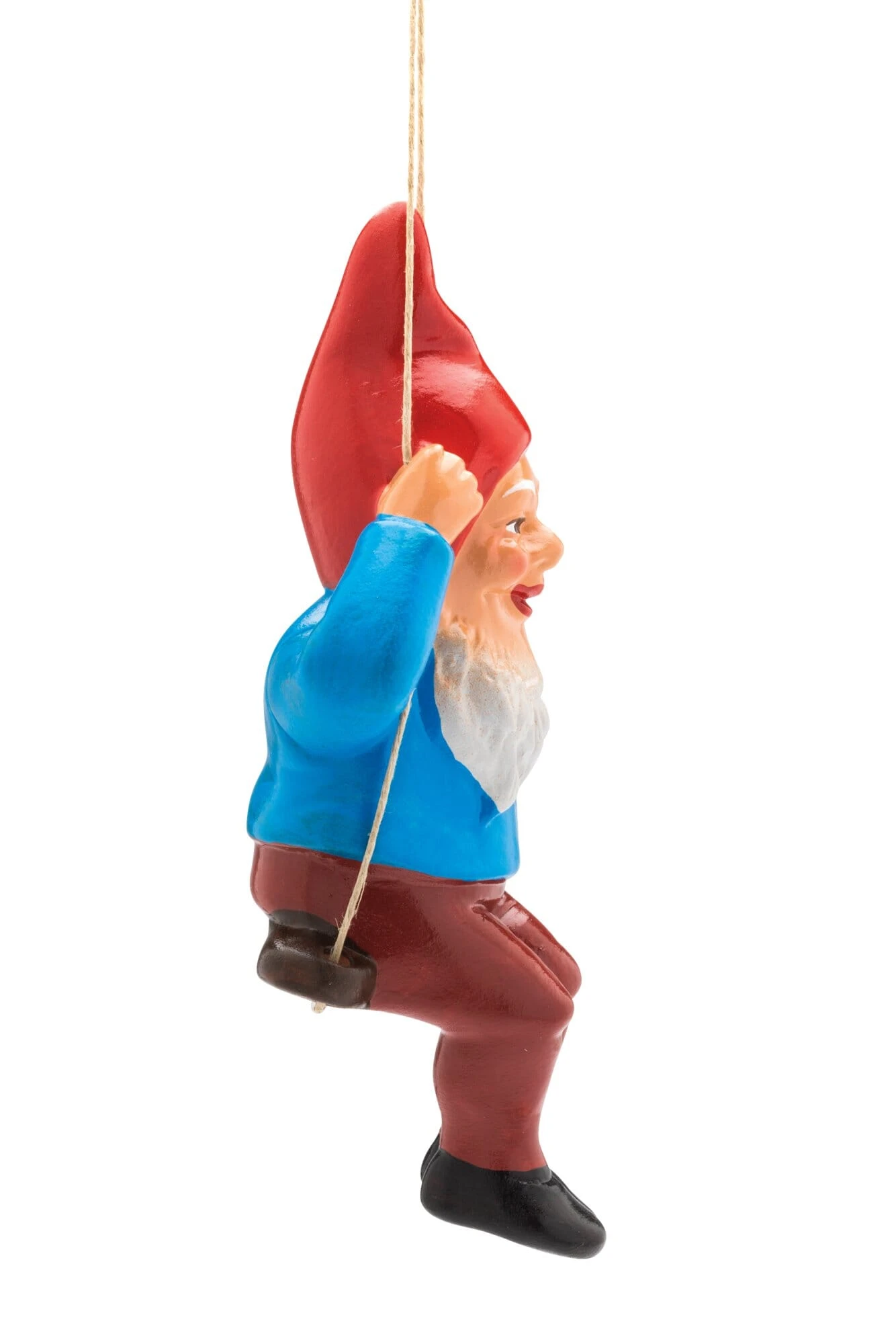 Tuinkabouter Met Schommel 2 Tuinkabouter Met Schommel - Afbeelding 2