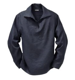 Vissershemd Linnen, Blauw