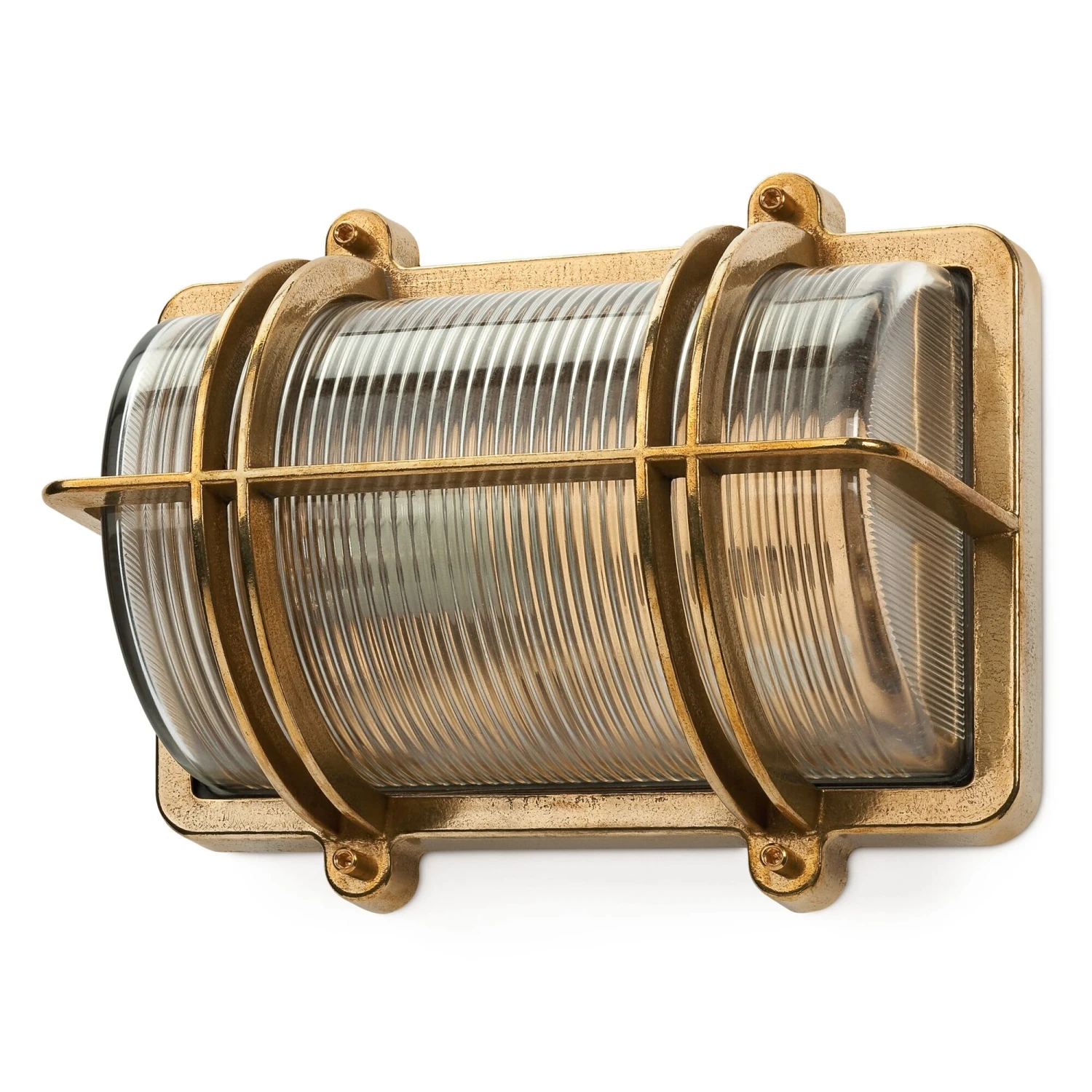 Wand- En Plafondlamp Messing Gietwerk Rechthoekig 2 Wand- En Plafondlamp Messing Gietwerk Rechthoekig - Afbeelding 2