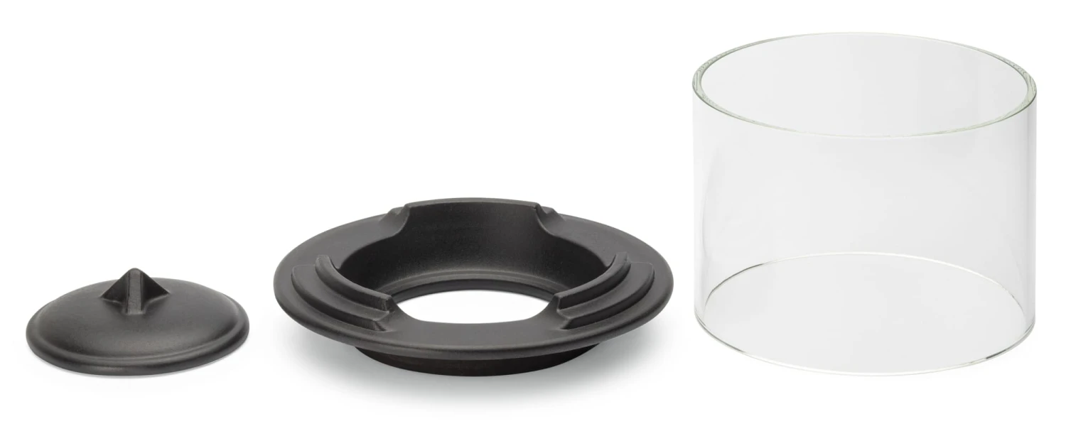 Windlicht Opzetstuk Voor Grote Wasbrander® Keramisch, Lavash Zwart 1 Windlicht Opzetstuk Voor Grote Wasbrander® Keramisch, Lavash Zwart