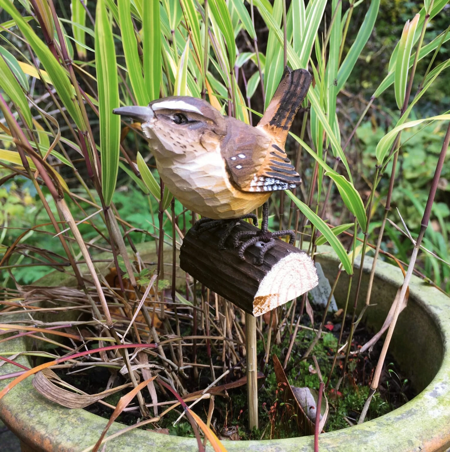 Winterkoning Lindehout Handgesneden 3 Winterkoning Lindehout Handgesneden - Afbeelding 3