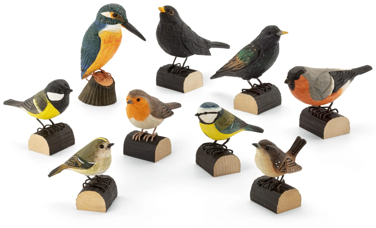 Winterkoning Lindehout Handgesneden 4 Winterkoning Lindehout Handgesneden - Afbeelding 4